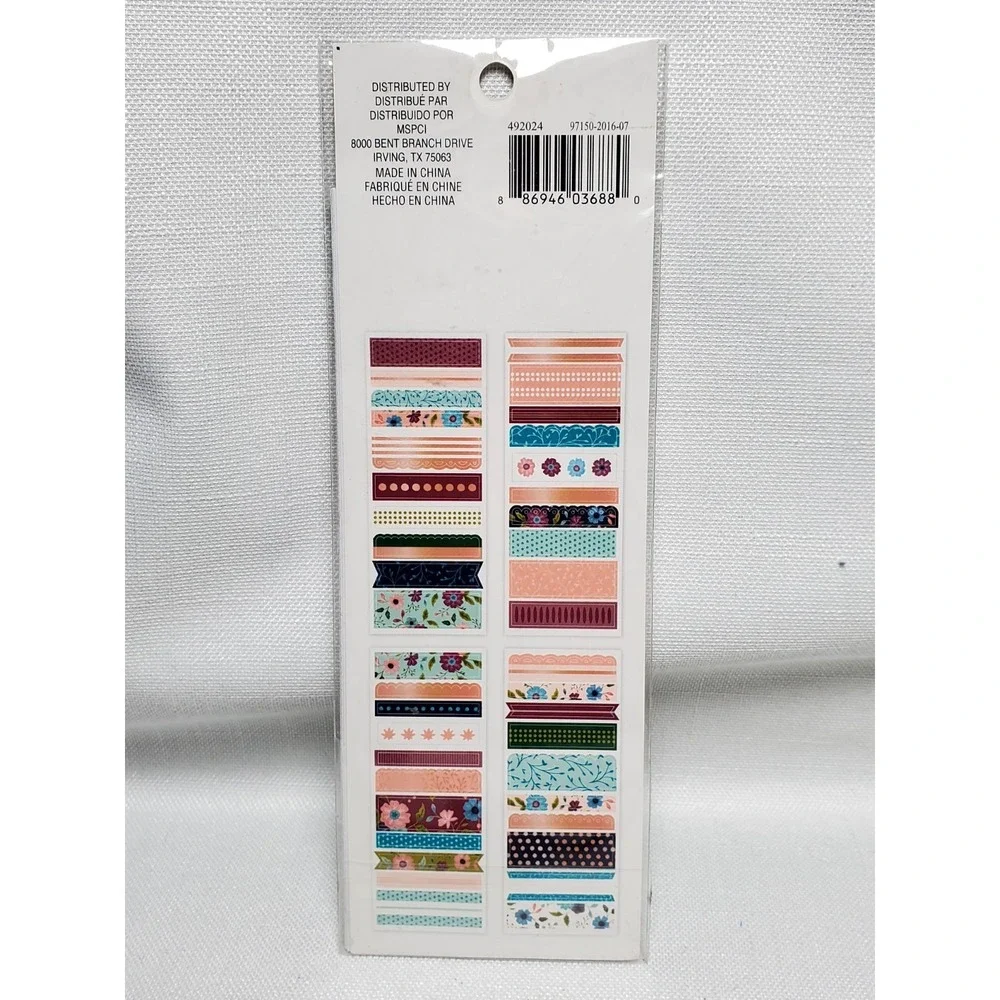 Happy Planner Sticker Lot 3 Packs + Washi Stickers Me & My Big Ideas New Planner